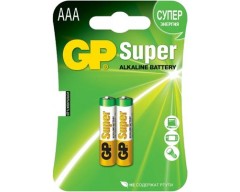 Батарейки GP Super LR03/AAA 2BP